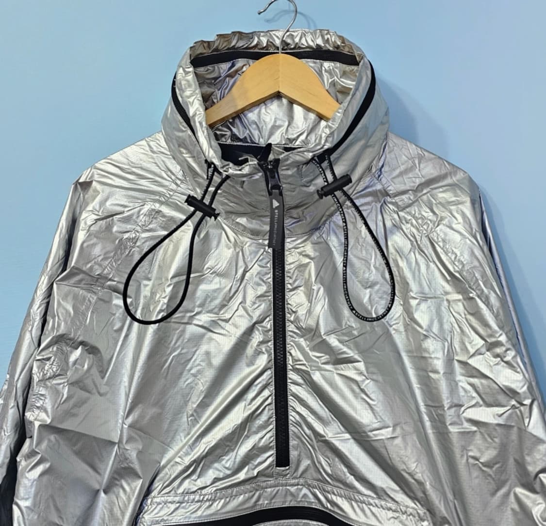 아디다스 스텔라맥카트니 실버 메탈릭 아노락 55반 상품이미지2
