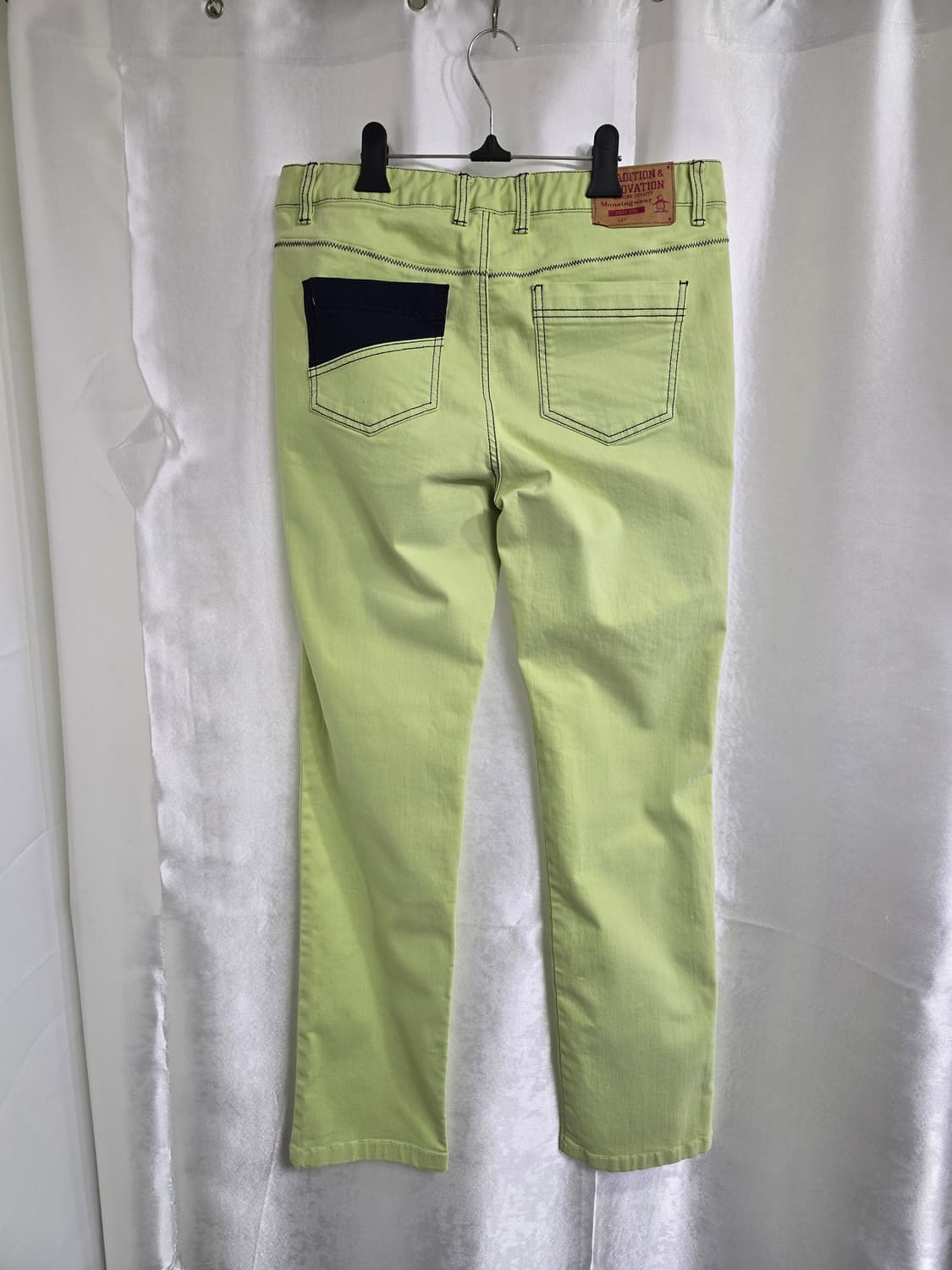 먼싱웨어 연두색 면바지 (1906) 상품이미지2