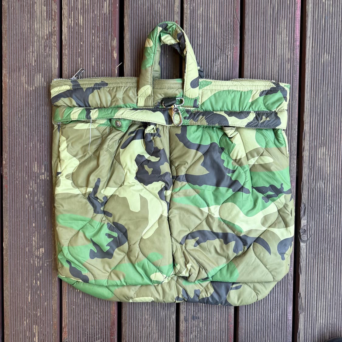카모 버니 퀼팅 헬멧백 상품이미지4