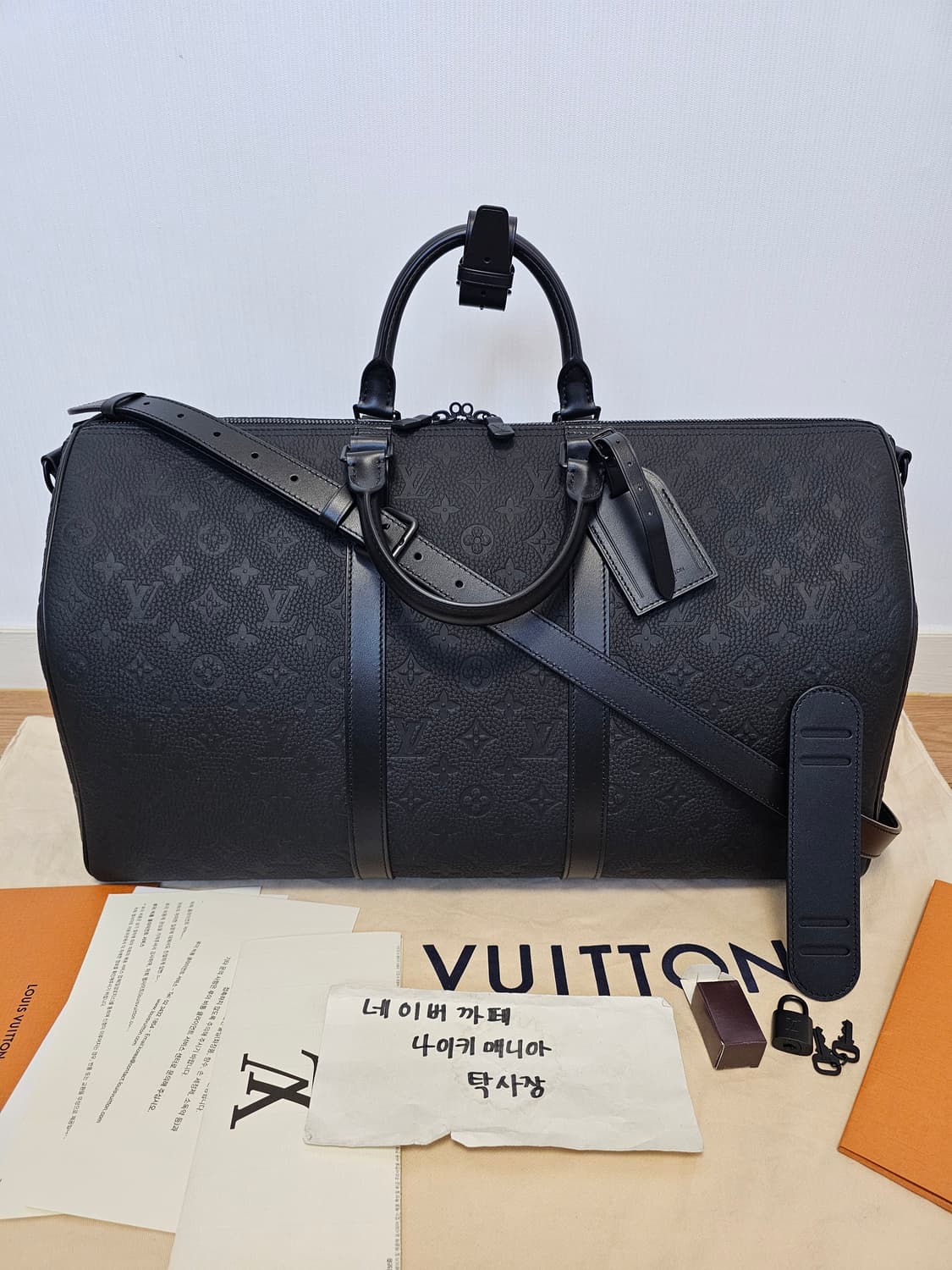 루이비통 토리옹 모노그램 키폴50 블랙 신형 25년10월 (새상품) 상품이미지5