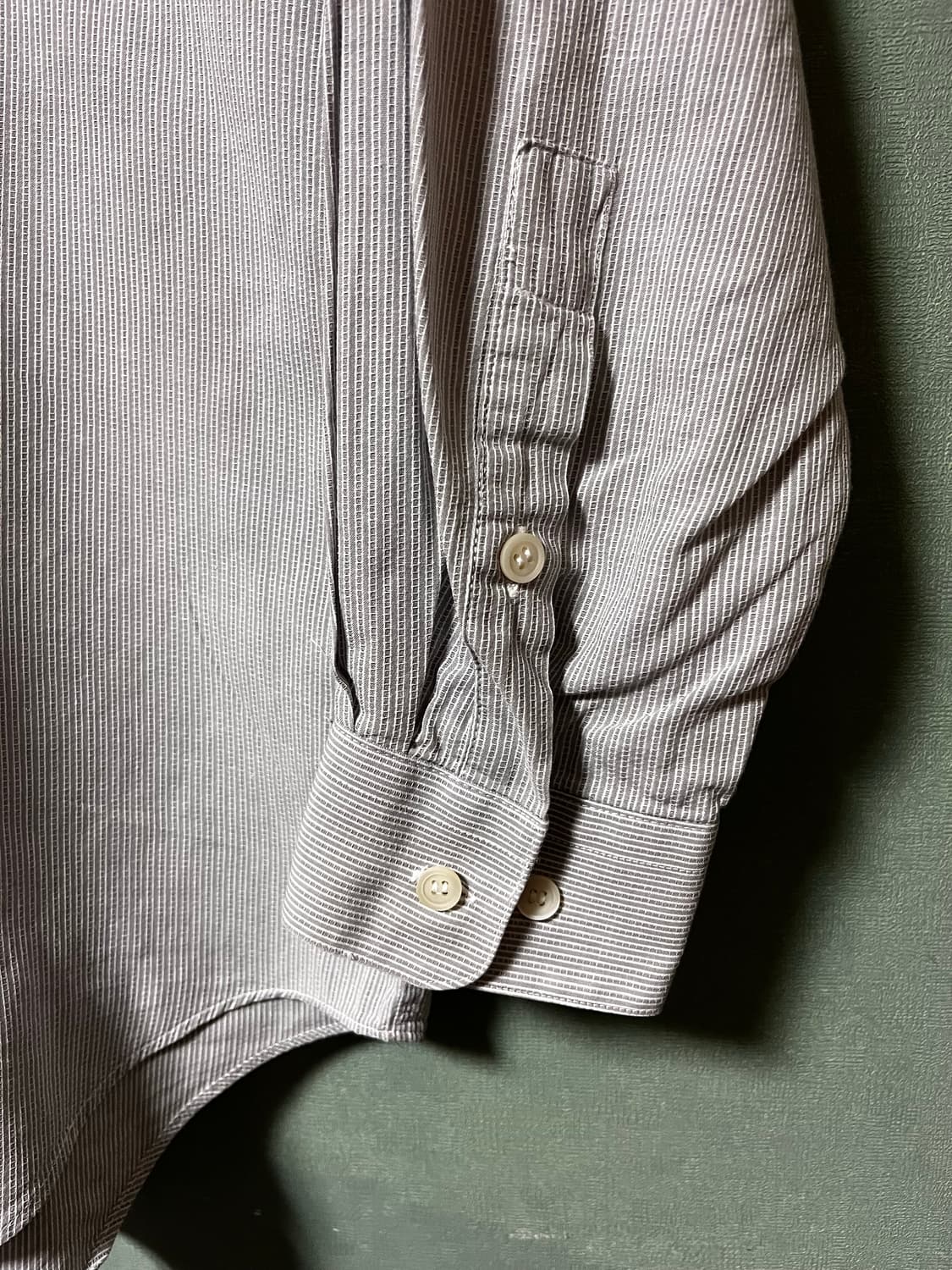 Issey Miyake cotton stripe shirt  상품이미지4
