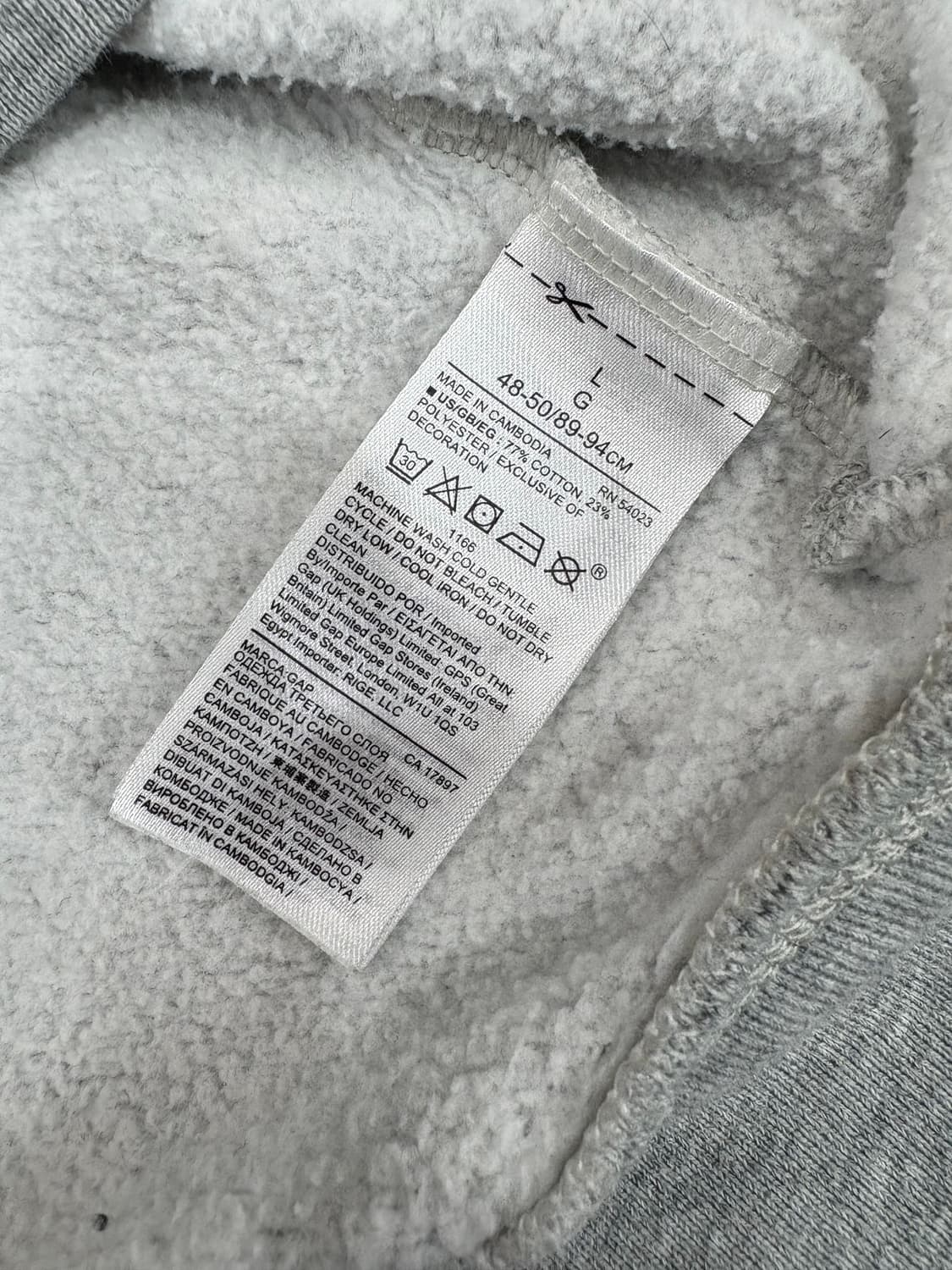 Gap 갭 후드집업 그레이 상품이미지7