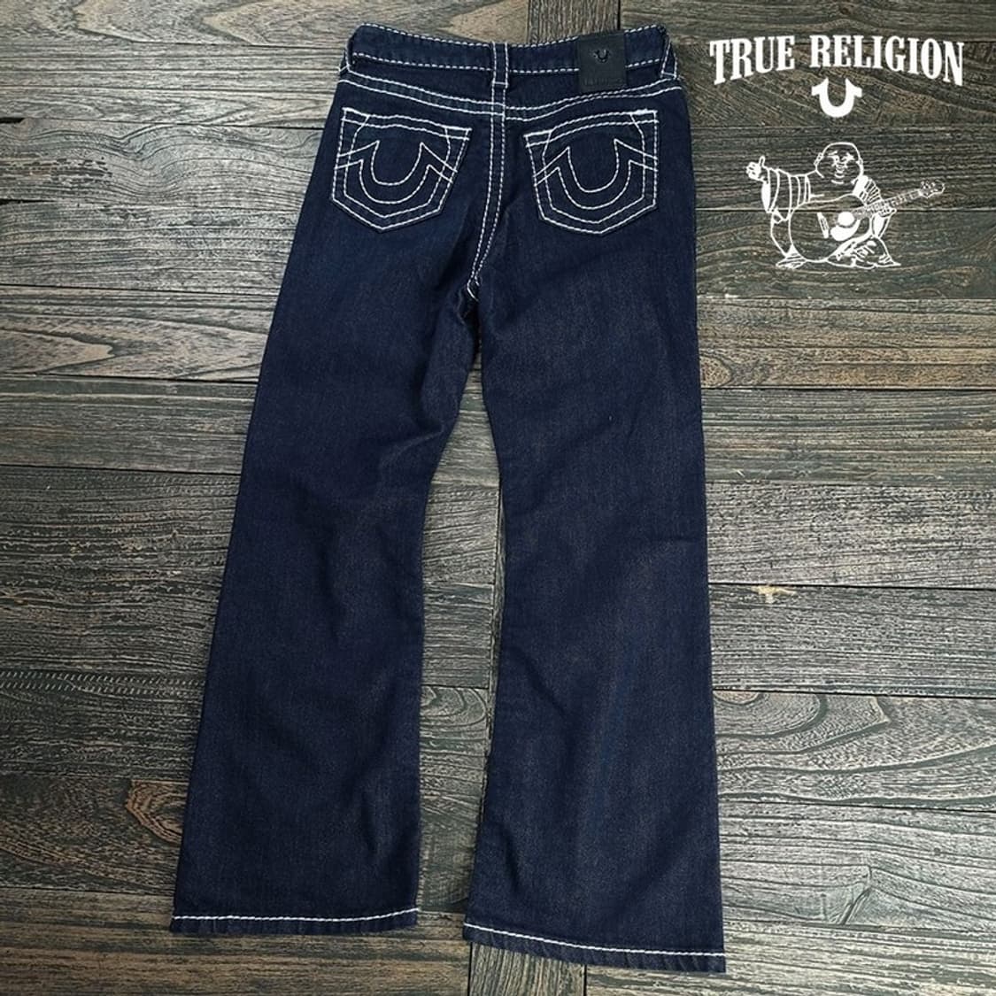 [트루릴리전] 하이웨스트 스티치 부츠컷 플레어 데님 팬츠 M20041 상품이미지1