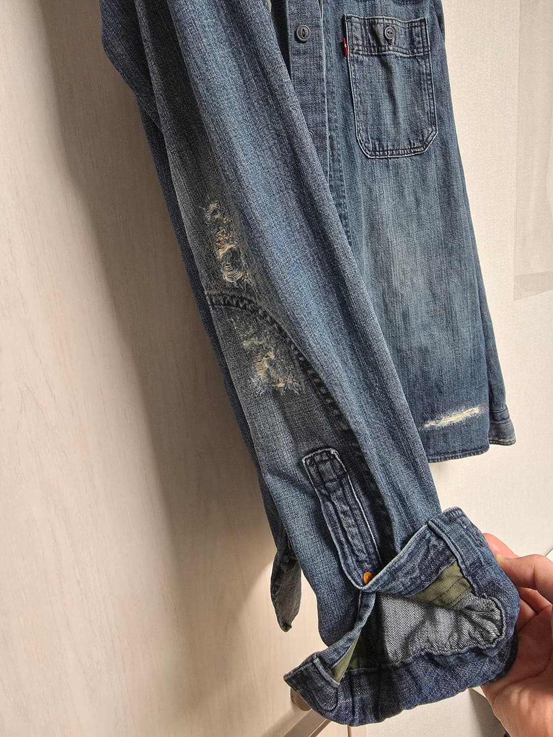 빈티지 리바이스 데님 셔켓 상품이미지4