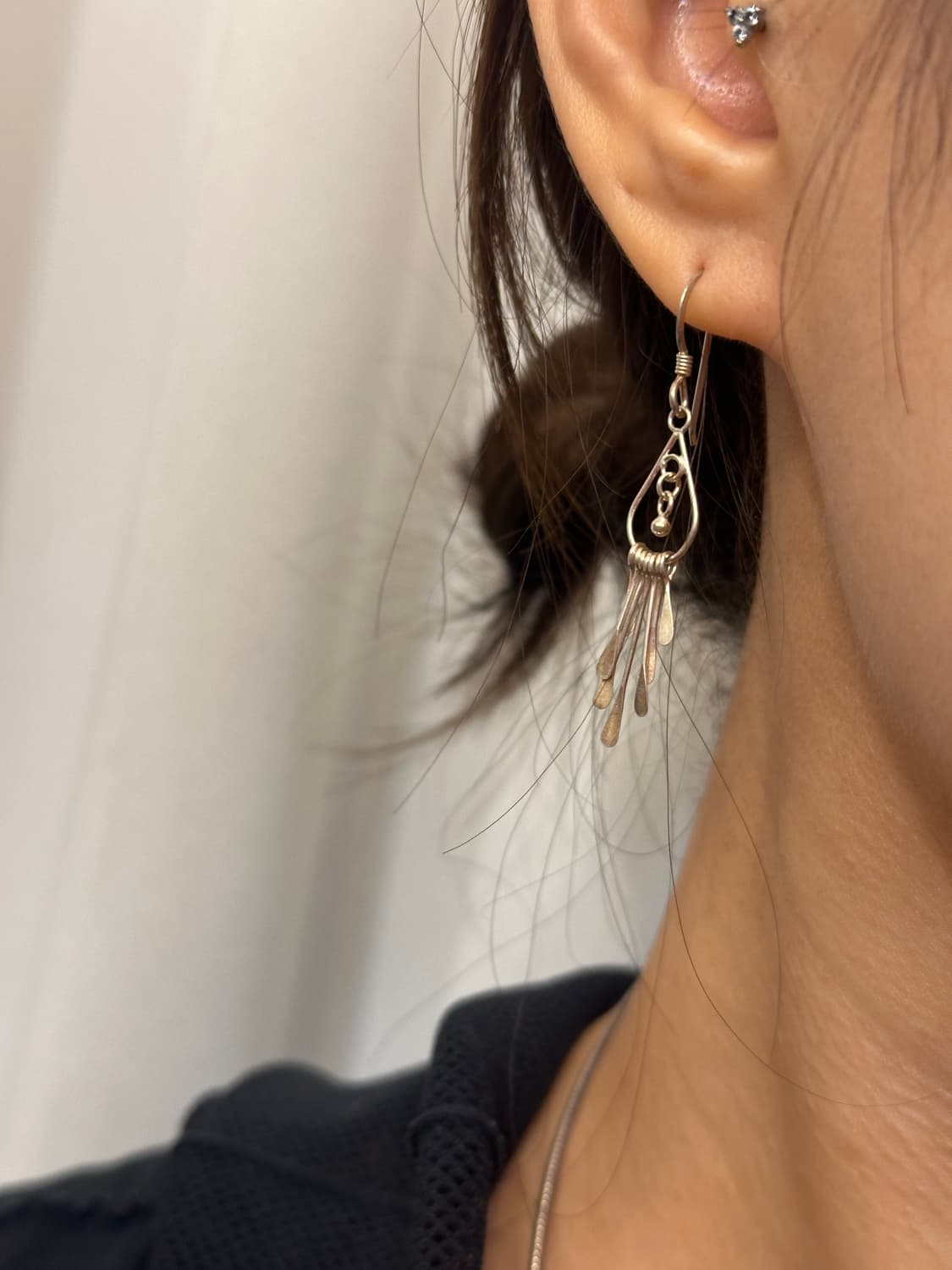 Vintage ethereal drizzl925silver earring 상품이미지4
