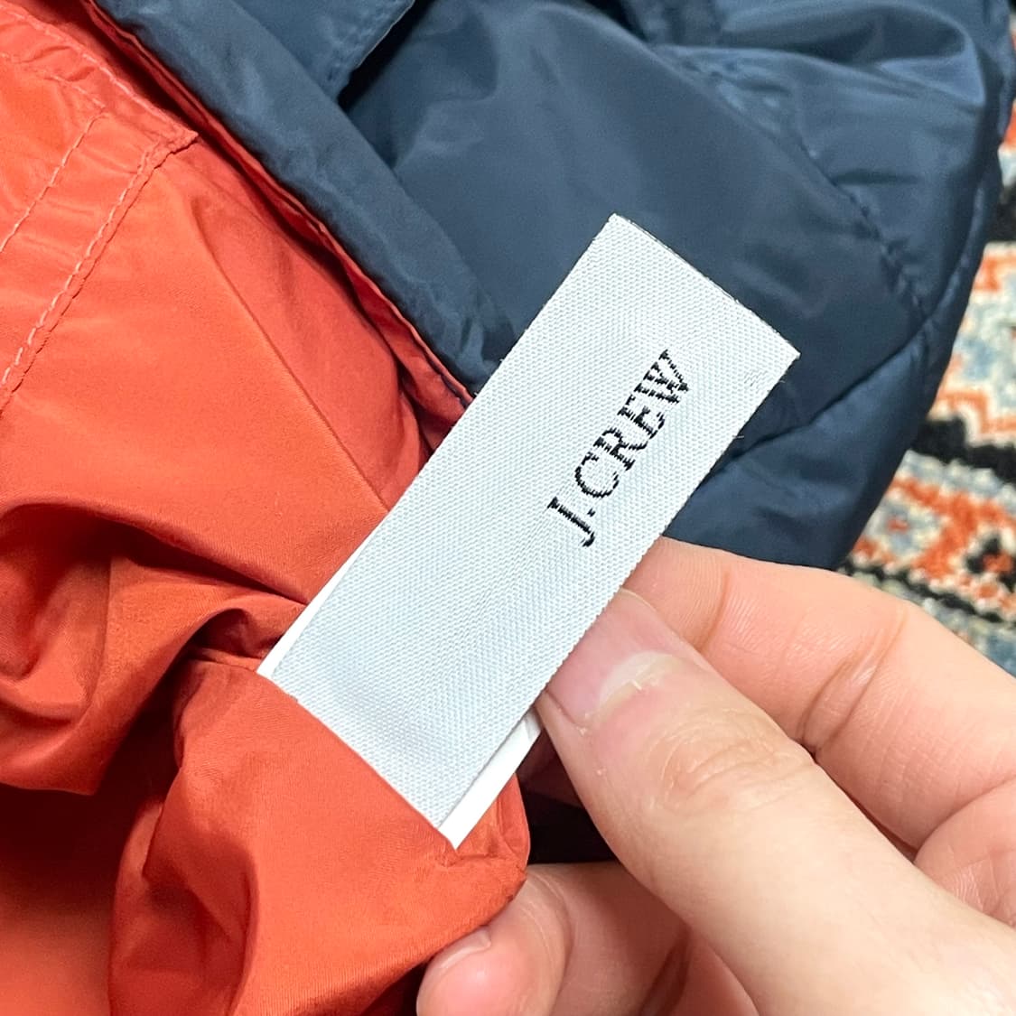 제이크루 네이비 포켓디테일 다운 패딩 남성M 상품이미지4