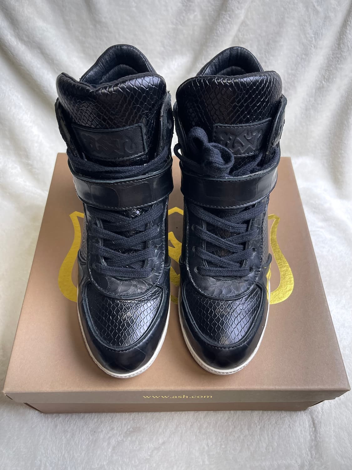 [37] 아쉬 레더 하이탑 웨지 스니커즈 || 235-240 (박스✅) 상품이미지2