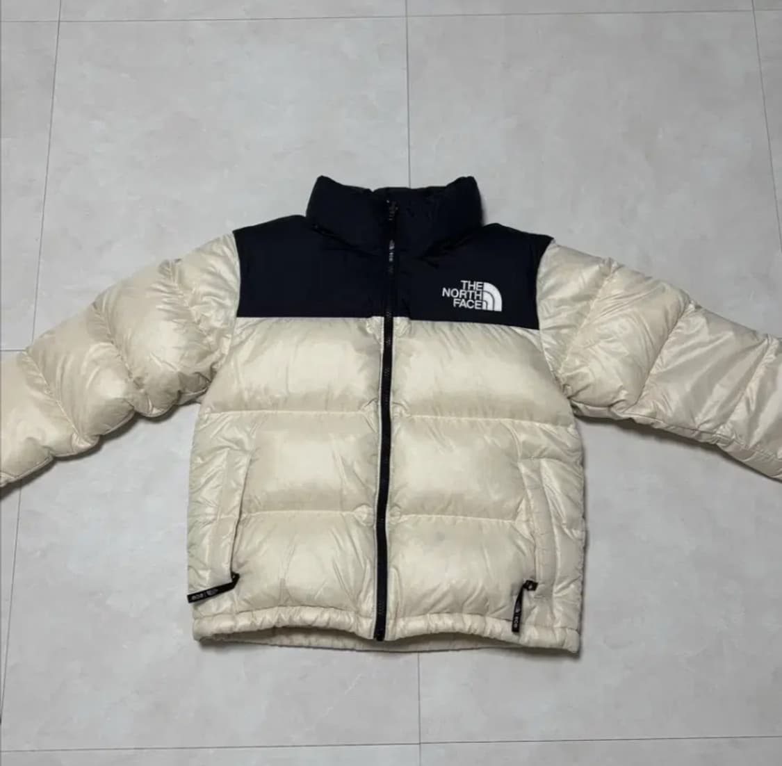 노스페이스 눕시 아이보리패딩 상품이미지1