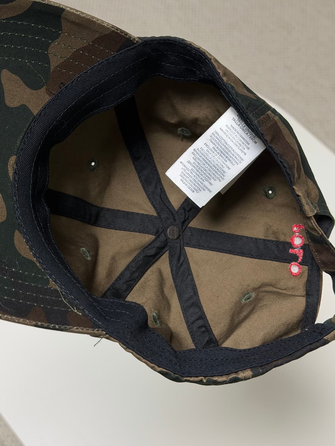 폴로 카모 볼캡  상품이미지2