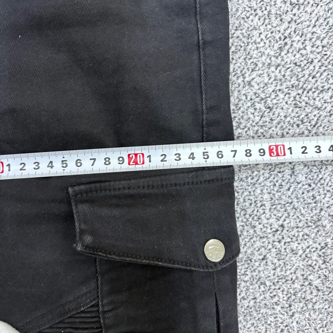 M 모토팬츠 바이커 흑청 바지 0506J 상품이미지8