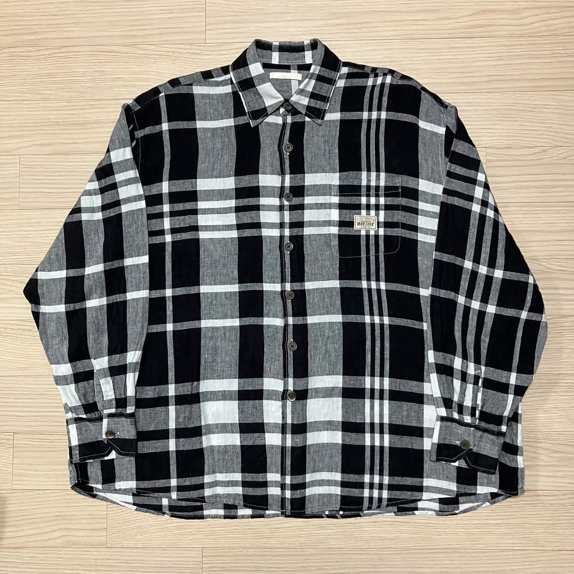 [OurLegacy] 아워레가시 x 스투시 보로우드 셔츠 상품이미지3