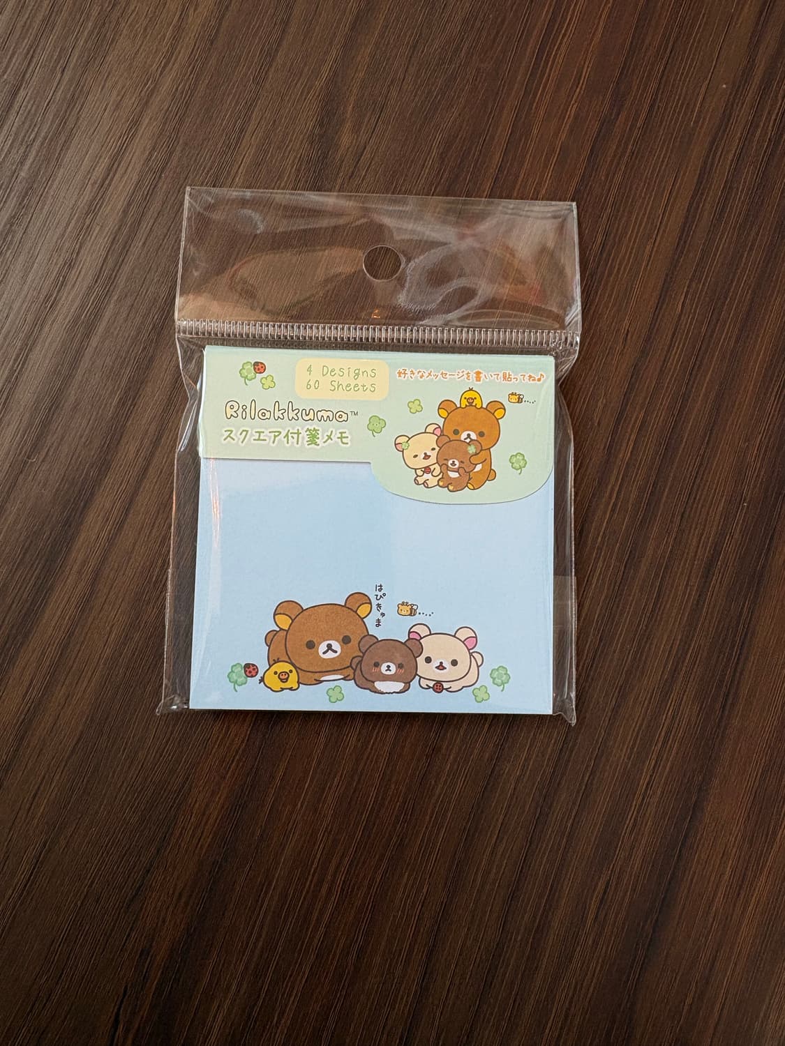 리락쿠마 4종셋 메모지(블루 상품이미지1