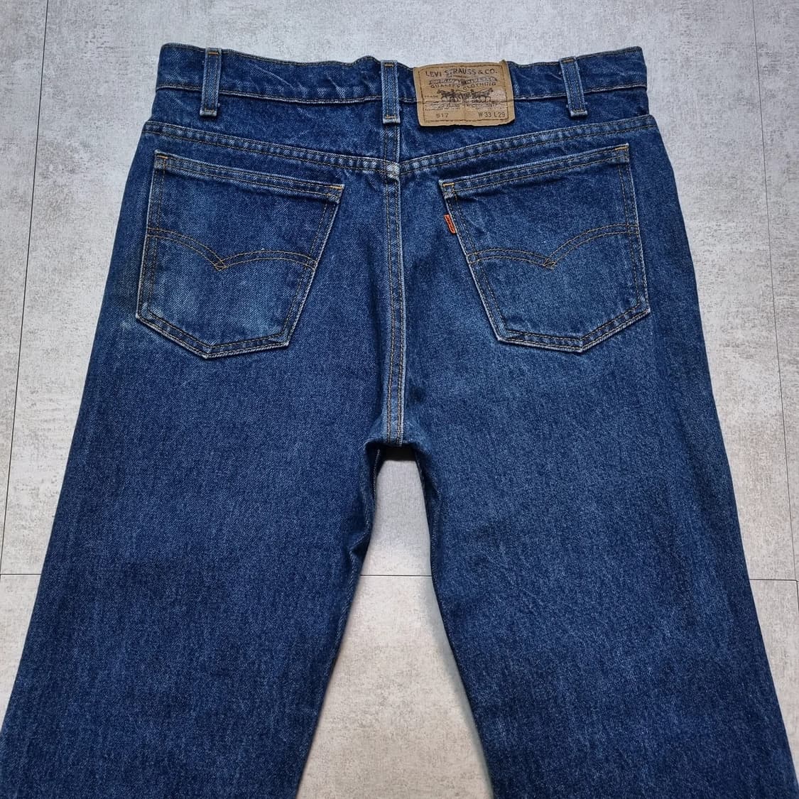 80s USA 리바이스 오렌지탭 517 Boot Cut 33/29 상품이미지8