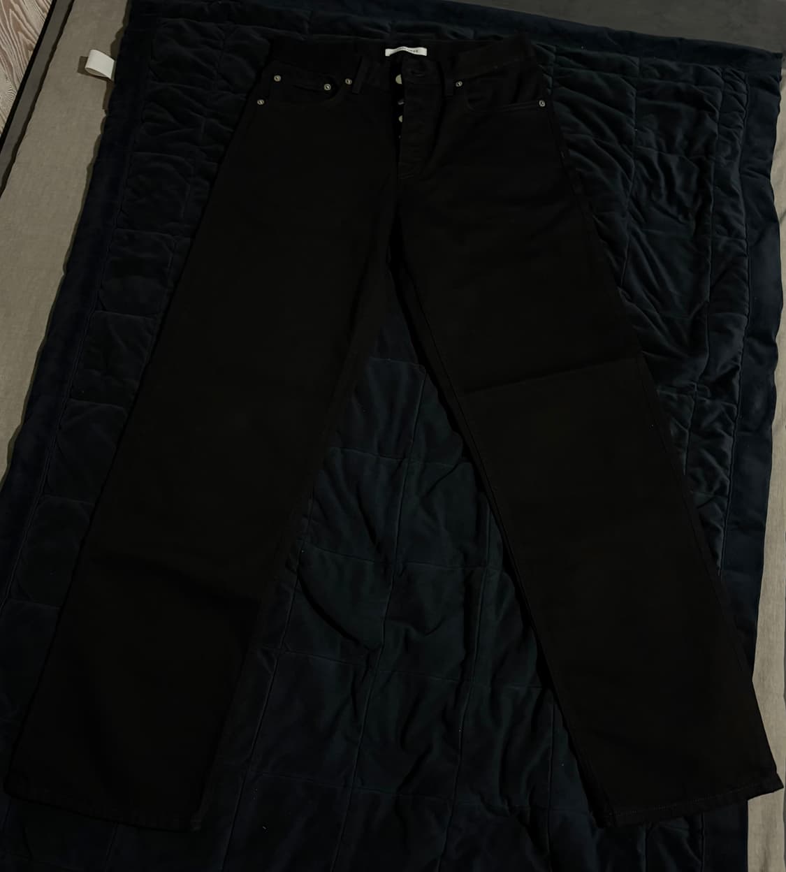 sunflower loose fit denim(black rinse) 상품이미지1