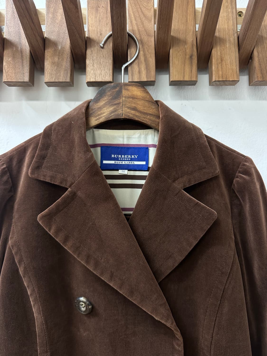 드라이완료 Burberry 버버리 Blue Label 코듀로이 더블 재킷 상품이미지4