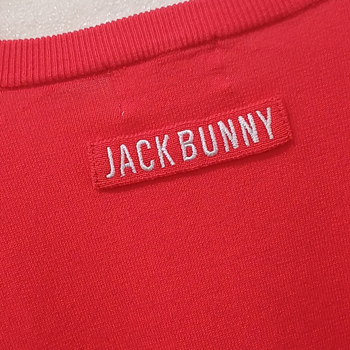 잭바니 골프 봄 가을 브이넥 니트 여성 M 레드 사랑봉봉 상품이미지4