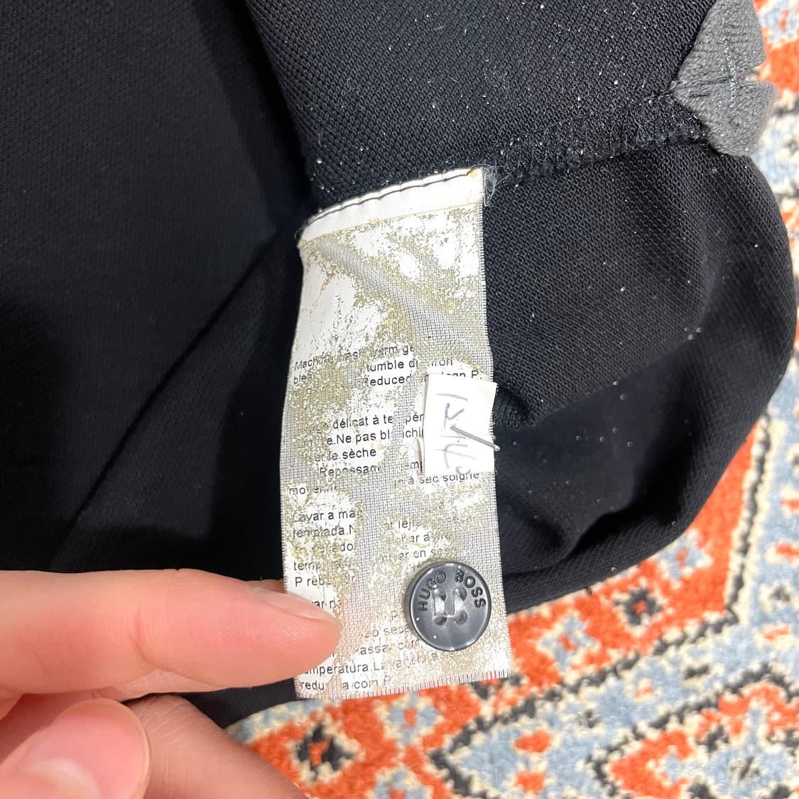 휴고보스 블랙 긴팔 카라티셔츠 남성L 상품이미지7