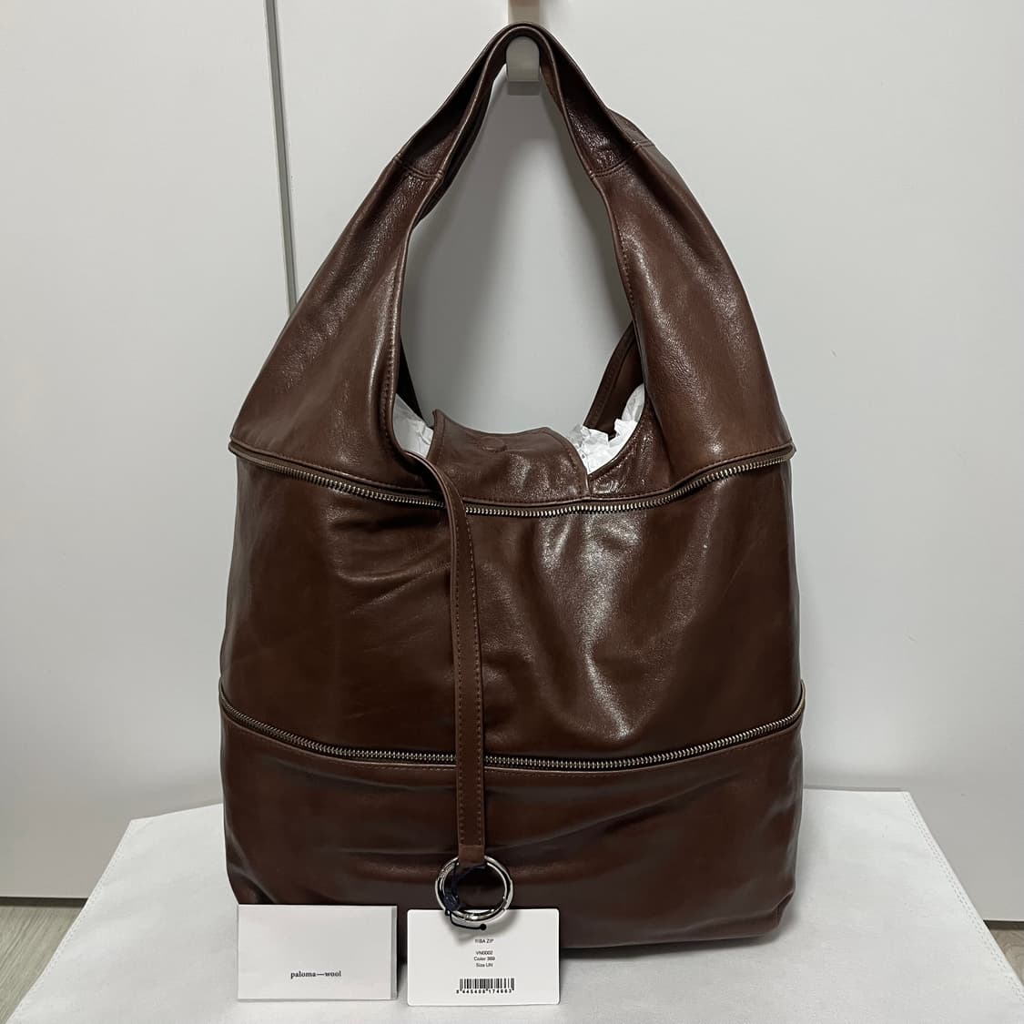 팔로마울 25fw Riba Zip 지퍼 숄더백/브라운 상품이미지1