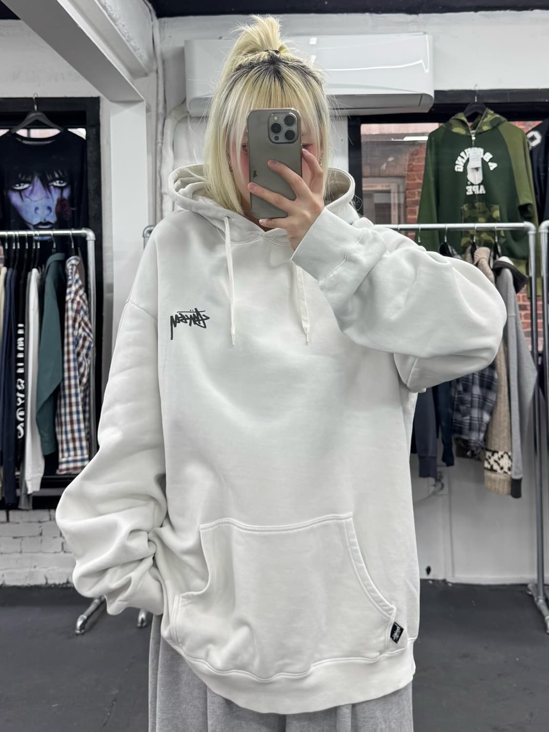 스투시 퍼지 다이스 후드티 상품이미지3