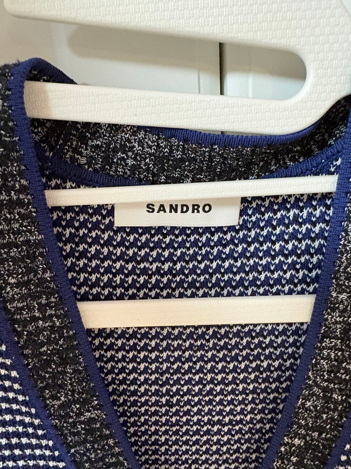 산드로 네이비 니트 원피스 36사이즈 상품이미지5