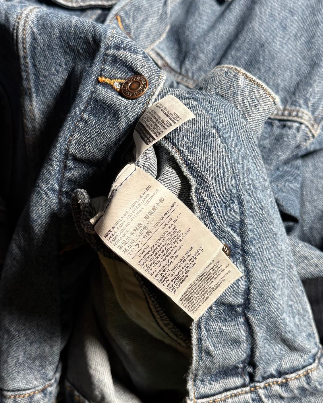 리바이스 52304 타입 3세대 데님 배기 트러커 자켓 S 상품이미지6