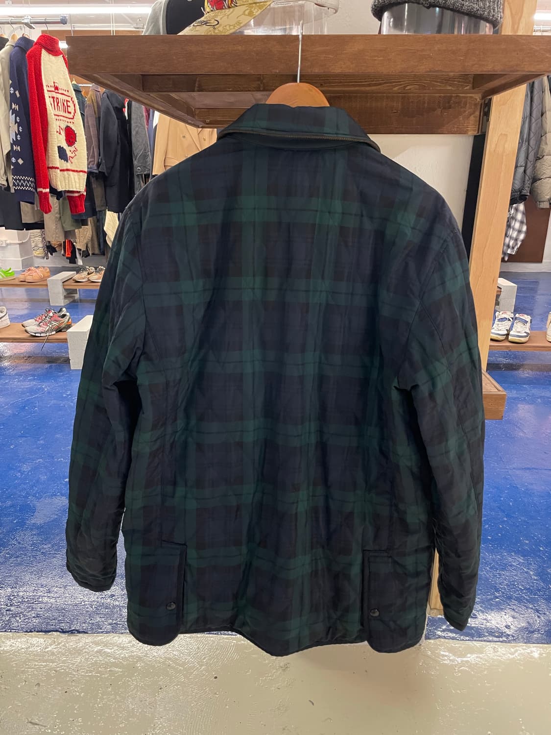 PRL 폴로 랄프로렌 블랙와치 리버시블 퀼팅 자켓 상품이미지6