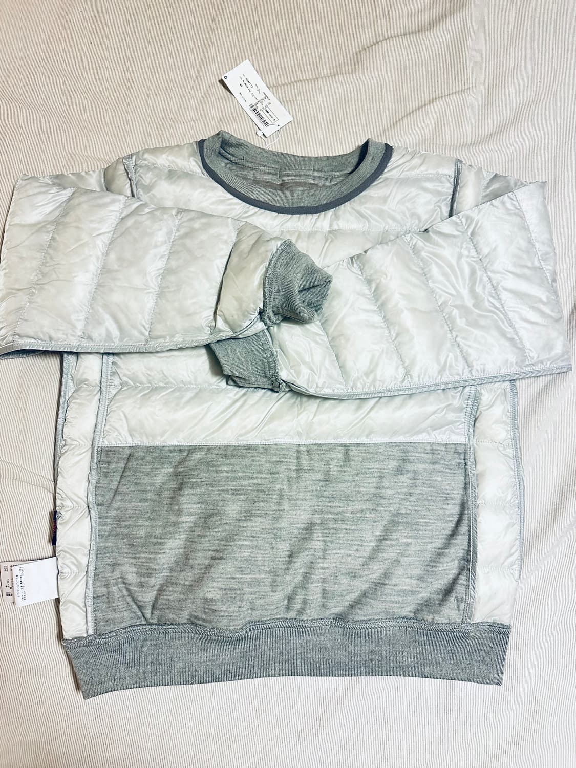 나나미카 패딩 크루넥 스웨트 셔츠 SUAF712 상품이미지5