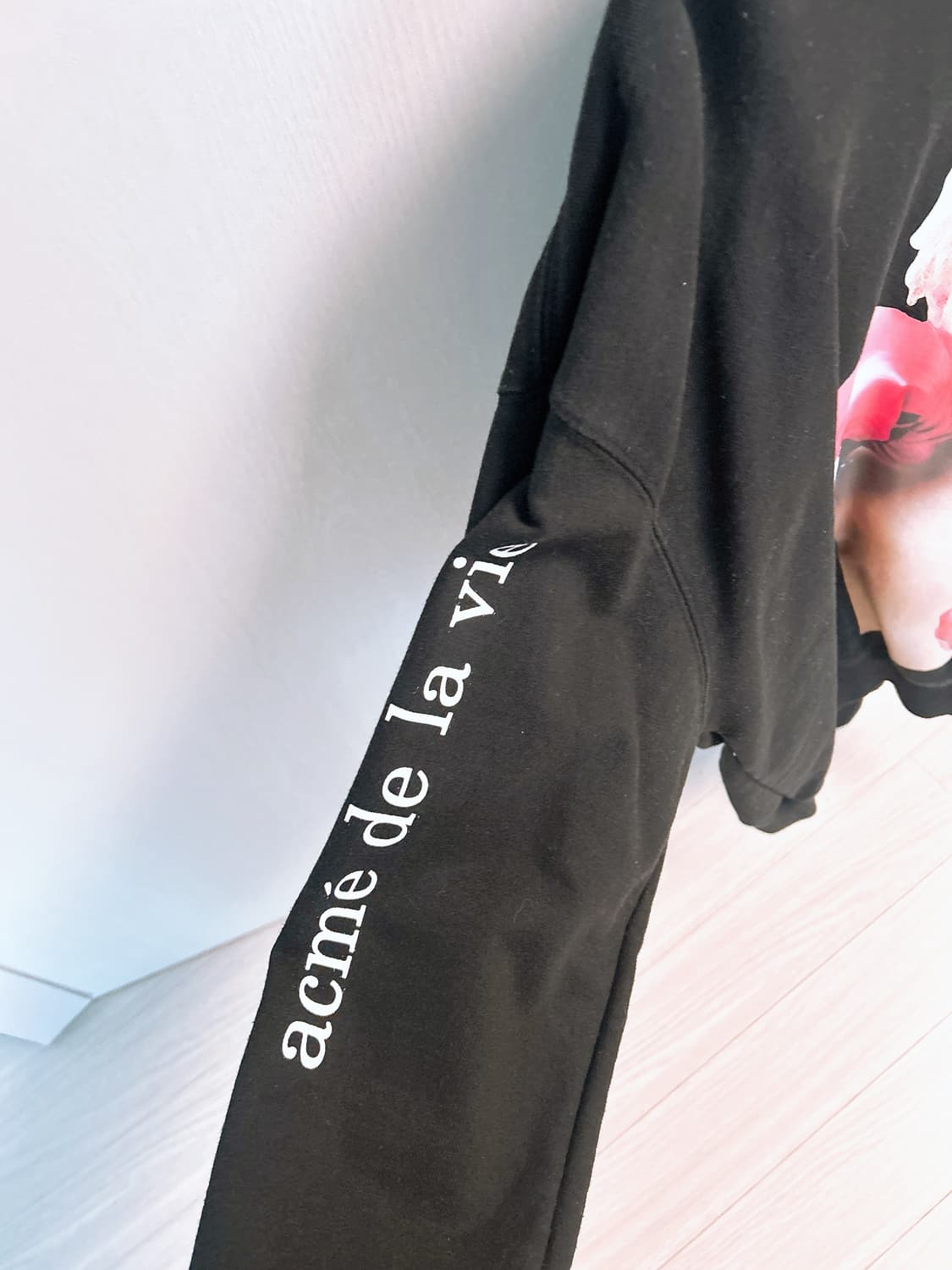 아크메드라비 블랙 후드티 1사이즈 상품이미지2