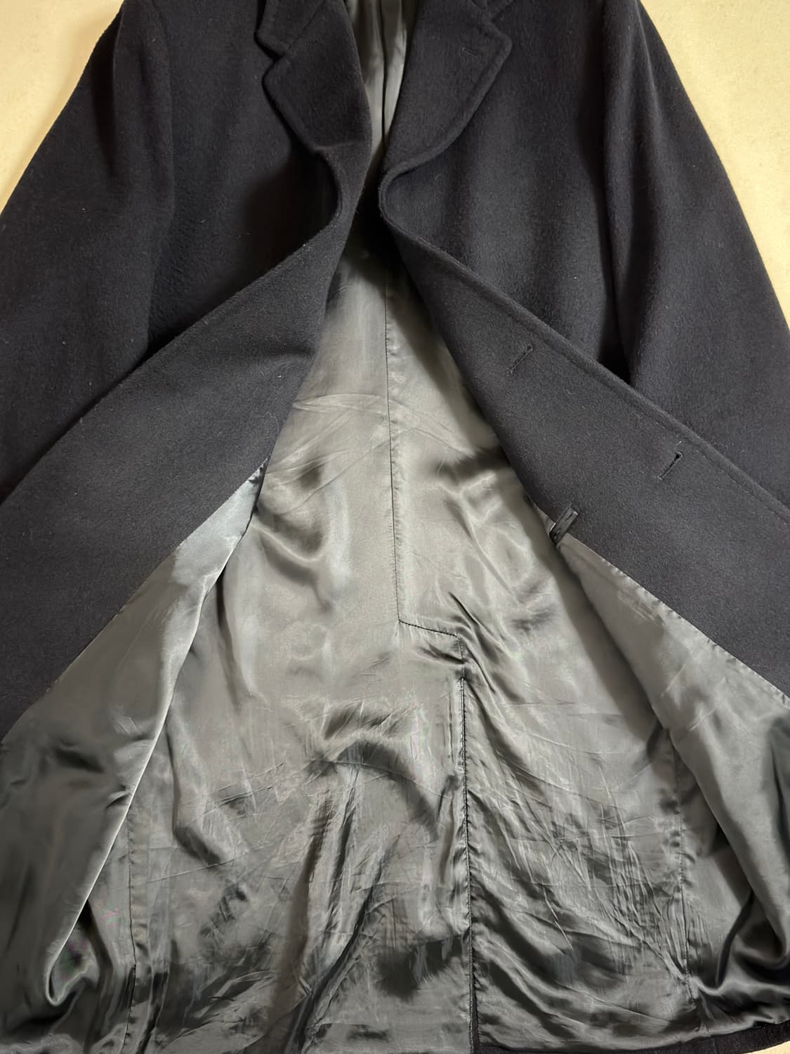 정품 프라다 25fw  울 싱글브레스티드 롱코트 상품이미지3