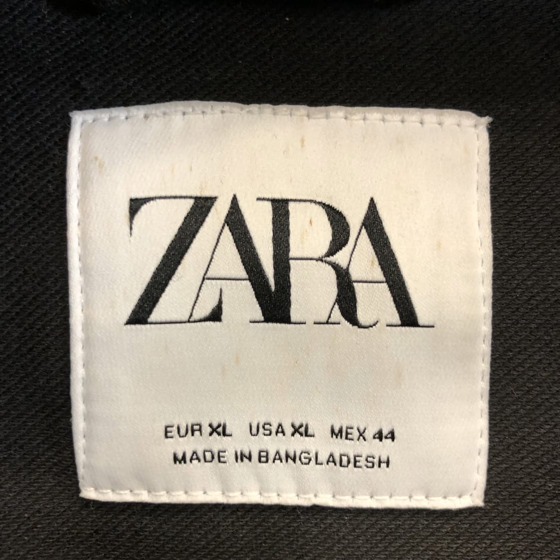 자라x카르텔 데님 셔츠자켓 XL 백로고  상품이미지6