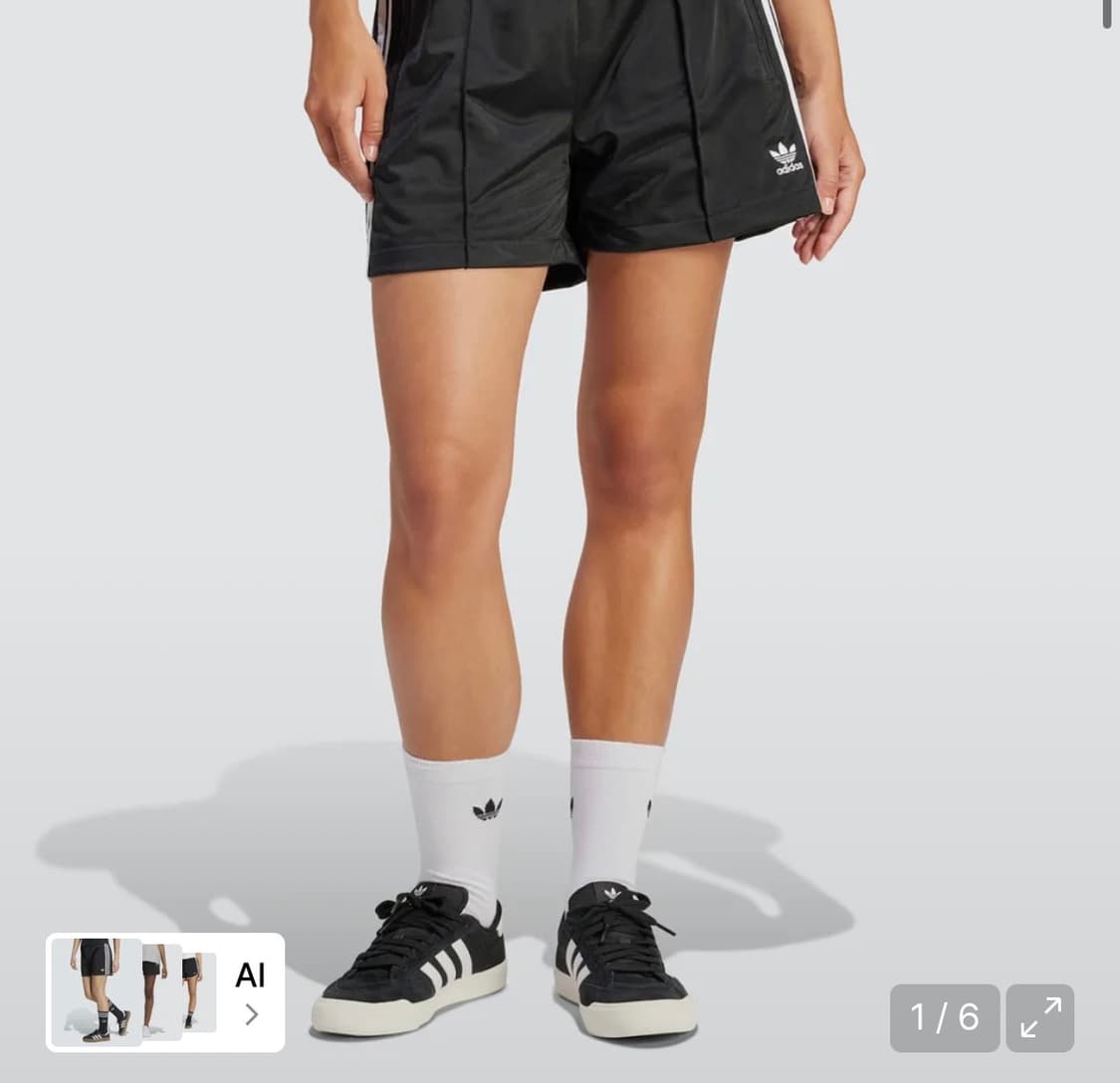 아디다스 파이어버드 숏 팬츠 - 블랙 S 상품이미지2