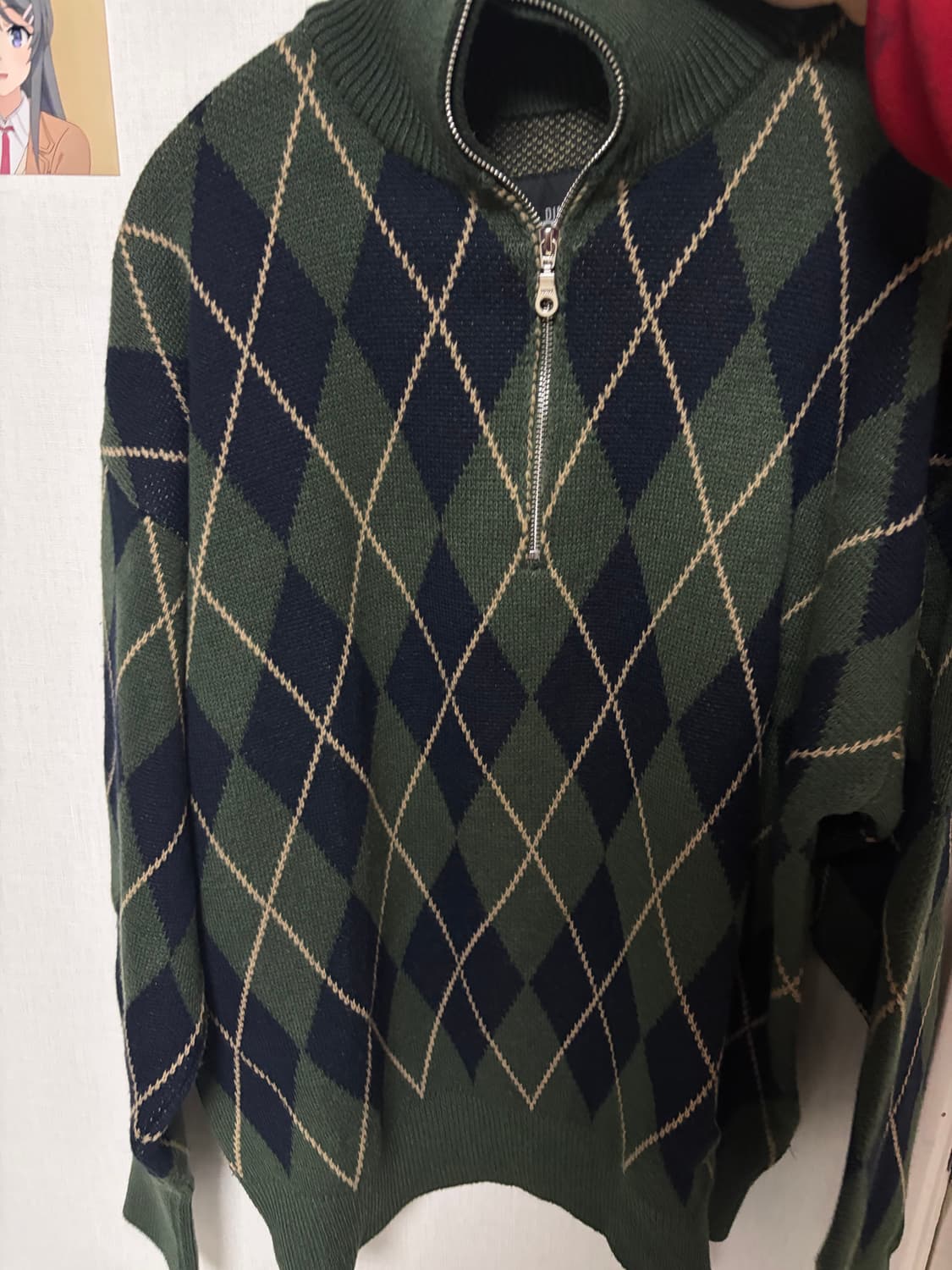 아가일 반집업 니트 상품이미지1