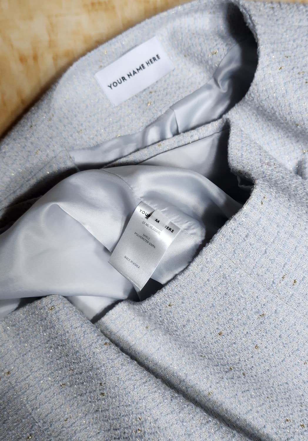 유어네임히얼 트위드 쟈켓 상품이미지4