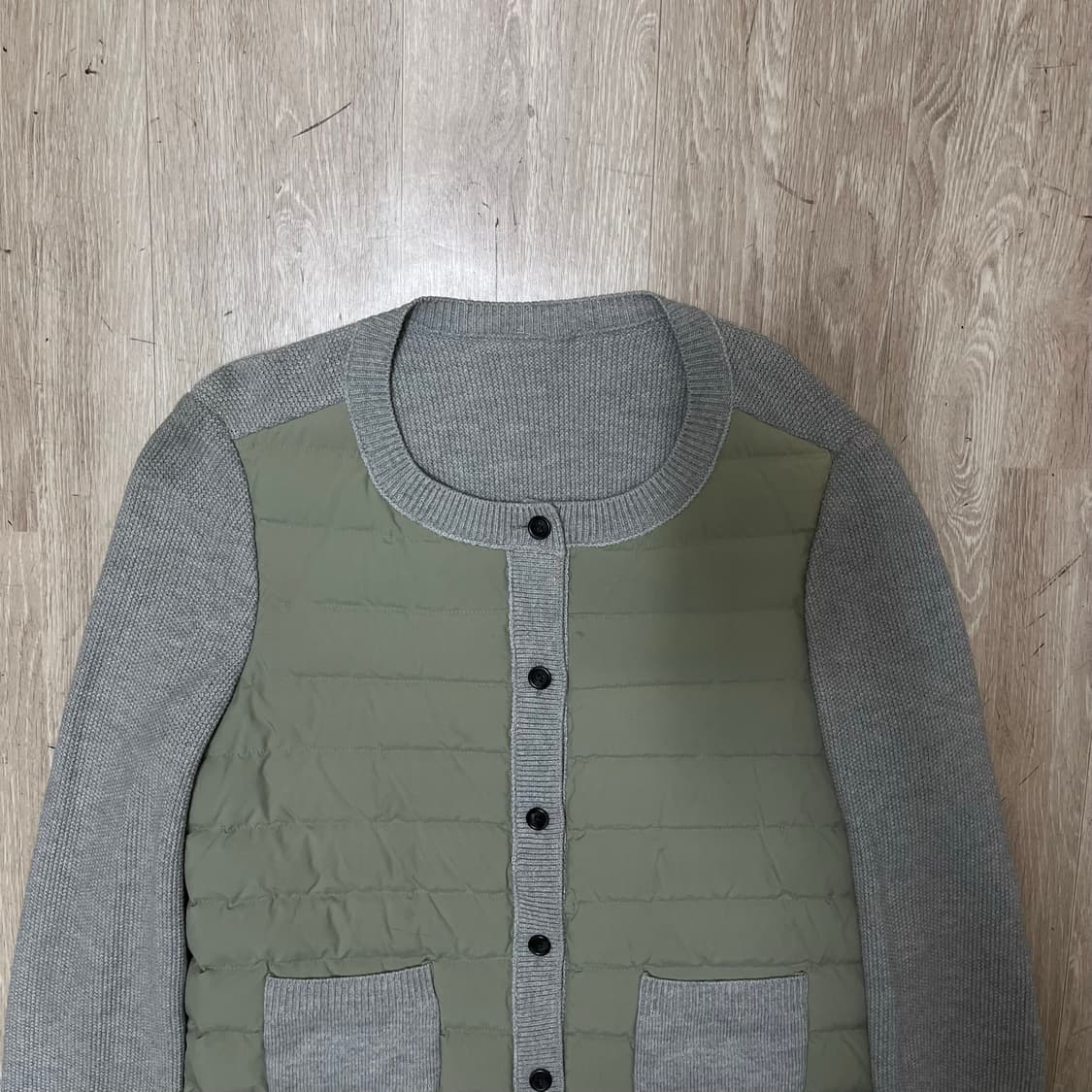 BCBG 구스다운 니트 경량패딩 상품이미지2