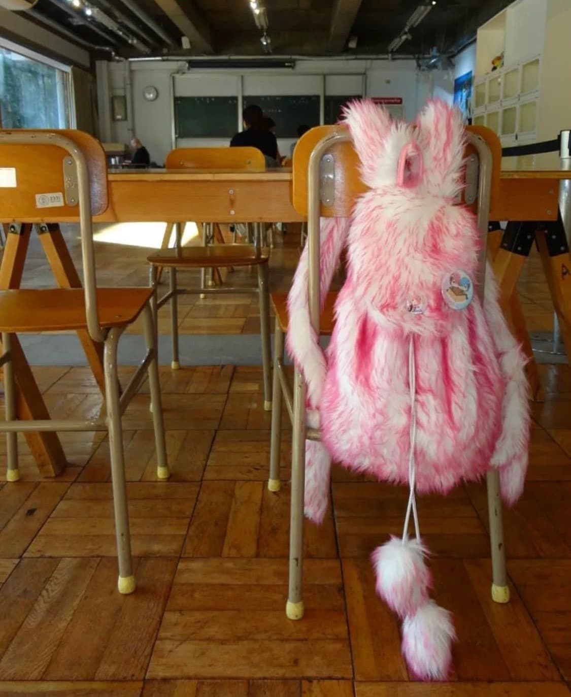 qpqp 우사기 퍼 백팩 상품이미지2