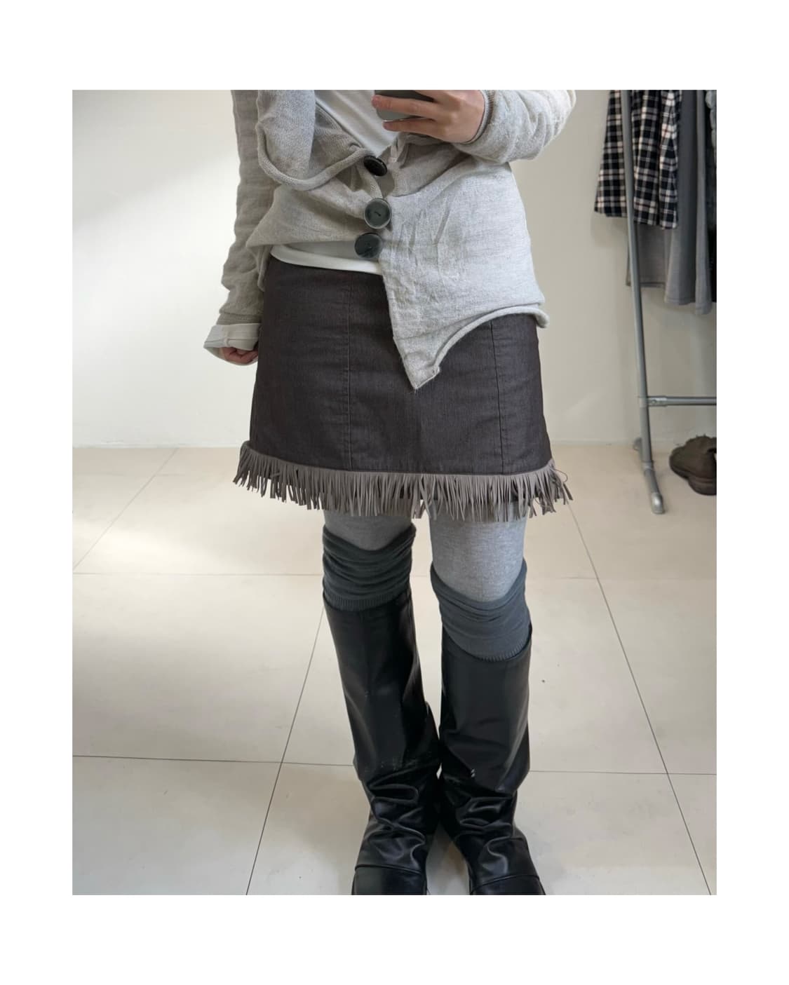 Shuca 태슬 스커트 상품이미지4