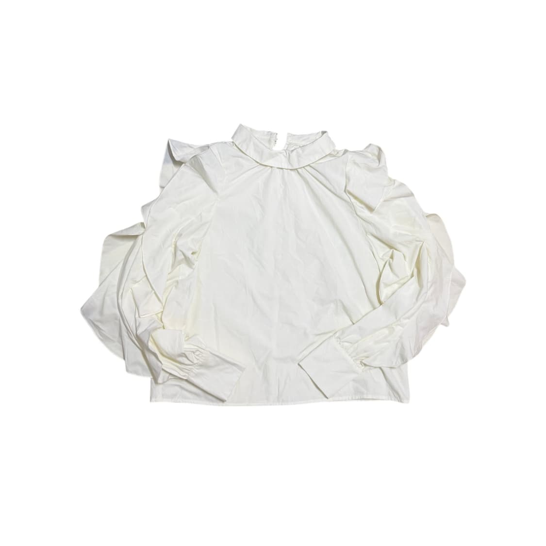 Ange Charme 티어드 러플 블라우스 상품이미지3