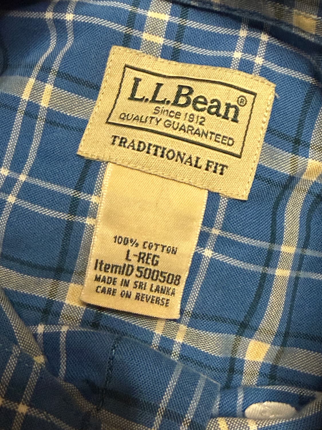 엘엘빈 버튼다운 카라 체크 셔츠 상품이미지4