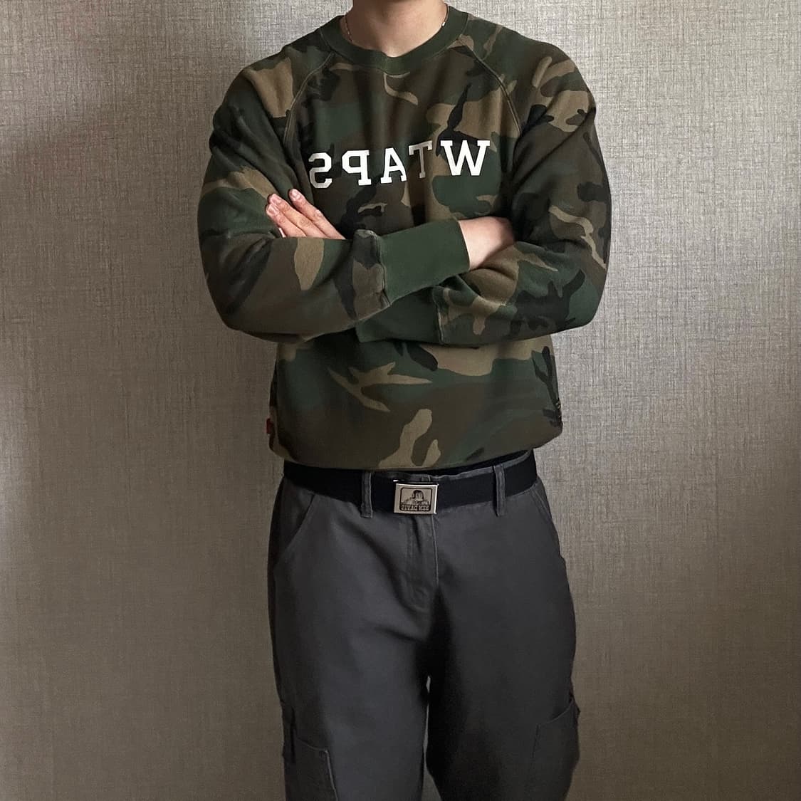 WTAPS 더블 탭스 카모 패턴 스웻 셔츠 상품이미지3
