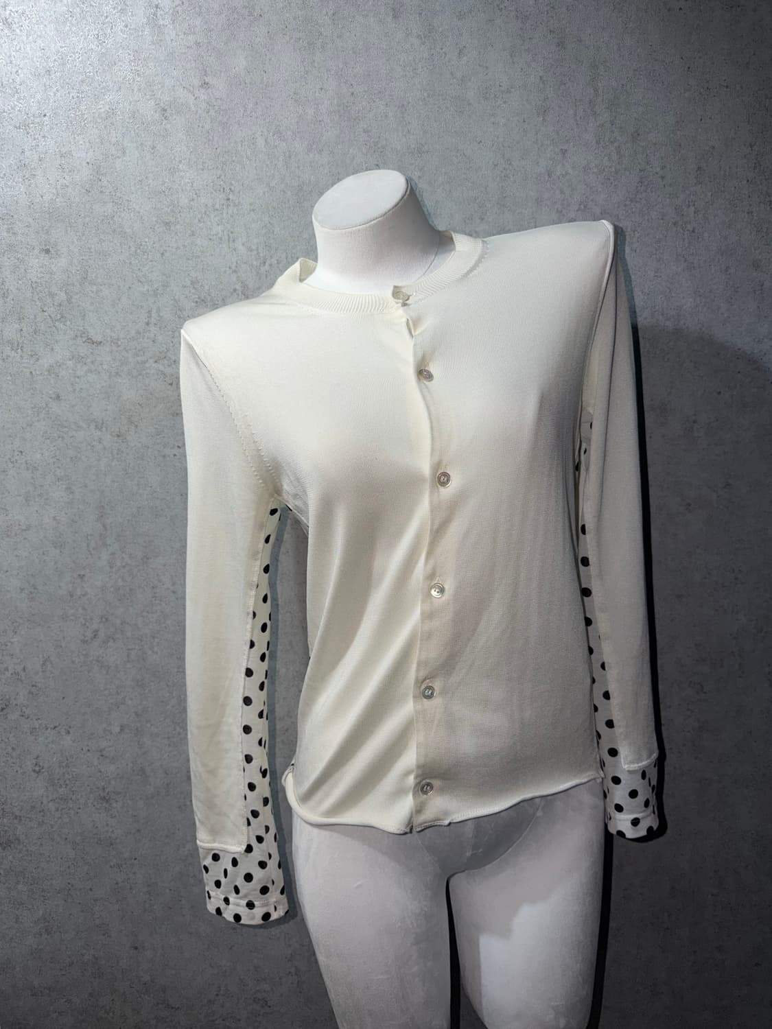 꼼데가르송 도트 가디건 상품이미지8