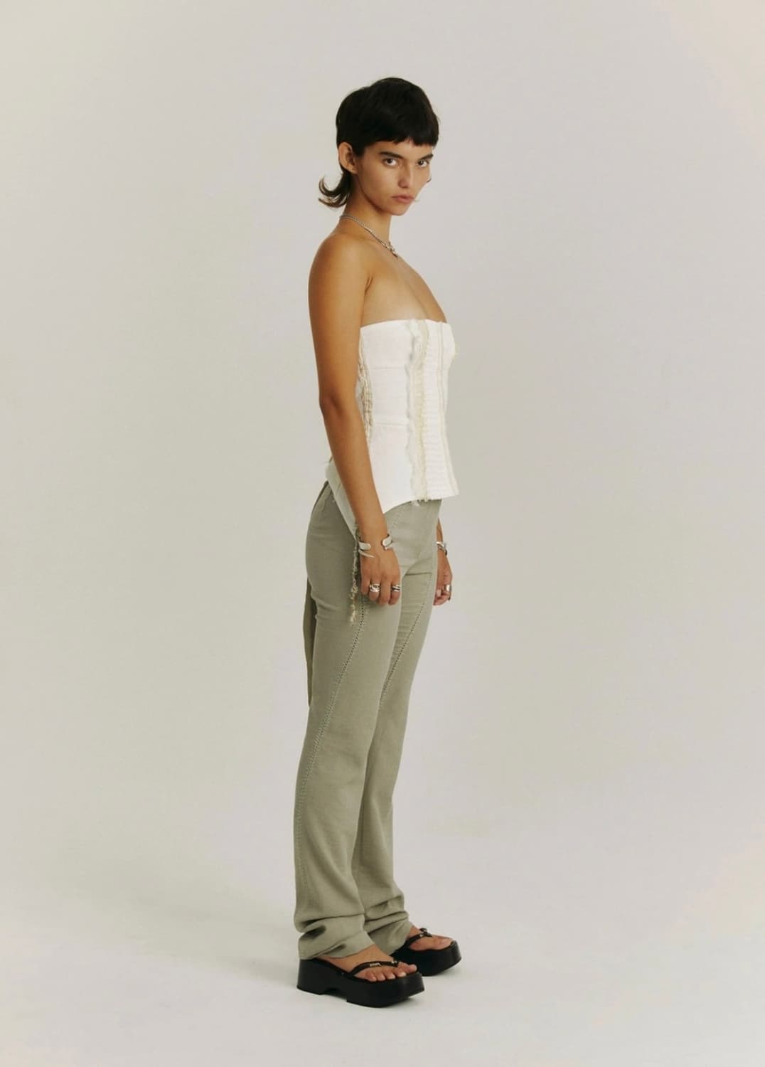 혜인서 크로스 스티치 팬츠 01 상품이미지4