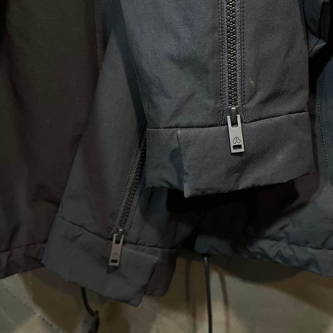 [M] MOOSE KNUCKLES 무스너클 블랙 코튼 자켓 상품이미지5