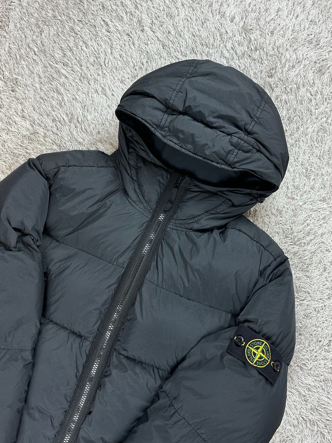 [XL] 백화점판 정품 스톤아일랜드 21FW 크링클랩스 후드 패딩 상품이미지1