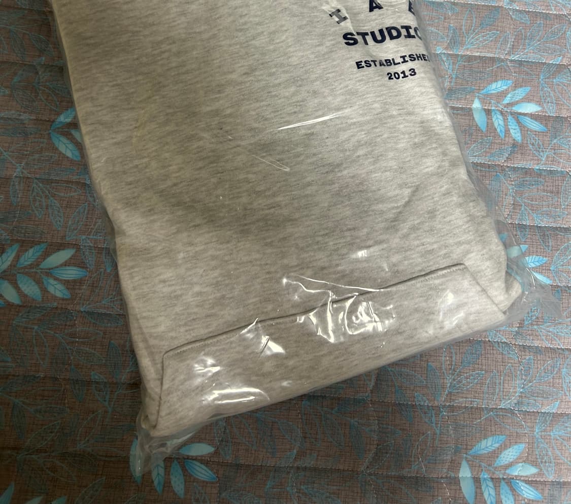 [XL] 아이앱 스튜디오 25 후드 라이트 그레이 네이비 상품이미지2