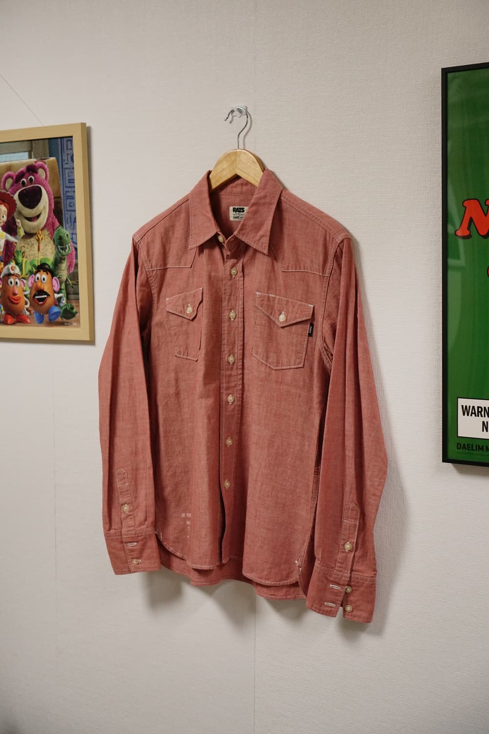 RATS 웨스턴 샴브레이 셔츠 상품이미지6