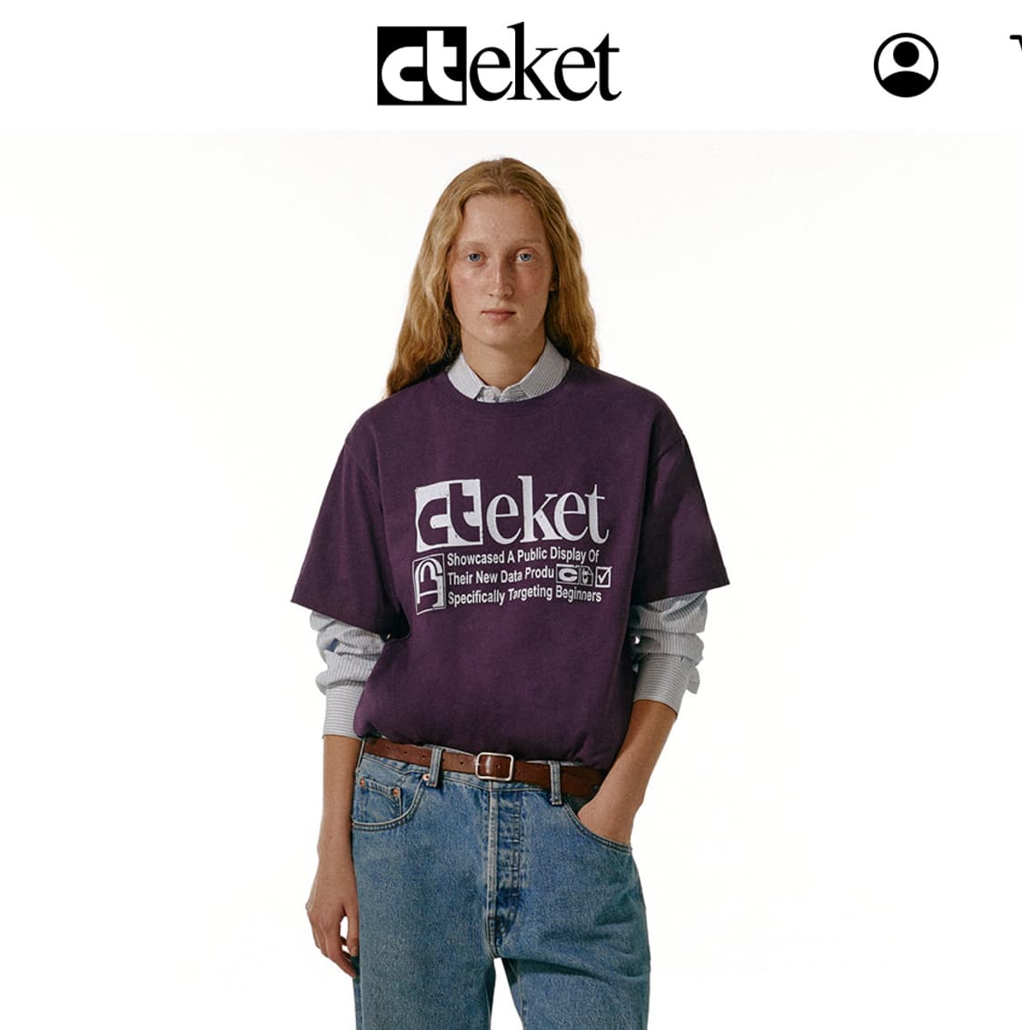 테켓 플랜티 반팔티 Plan Tee _Purple M 상품이미지2