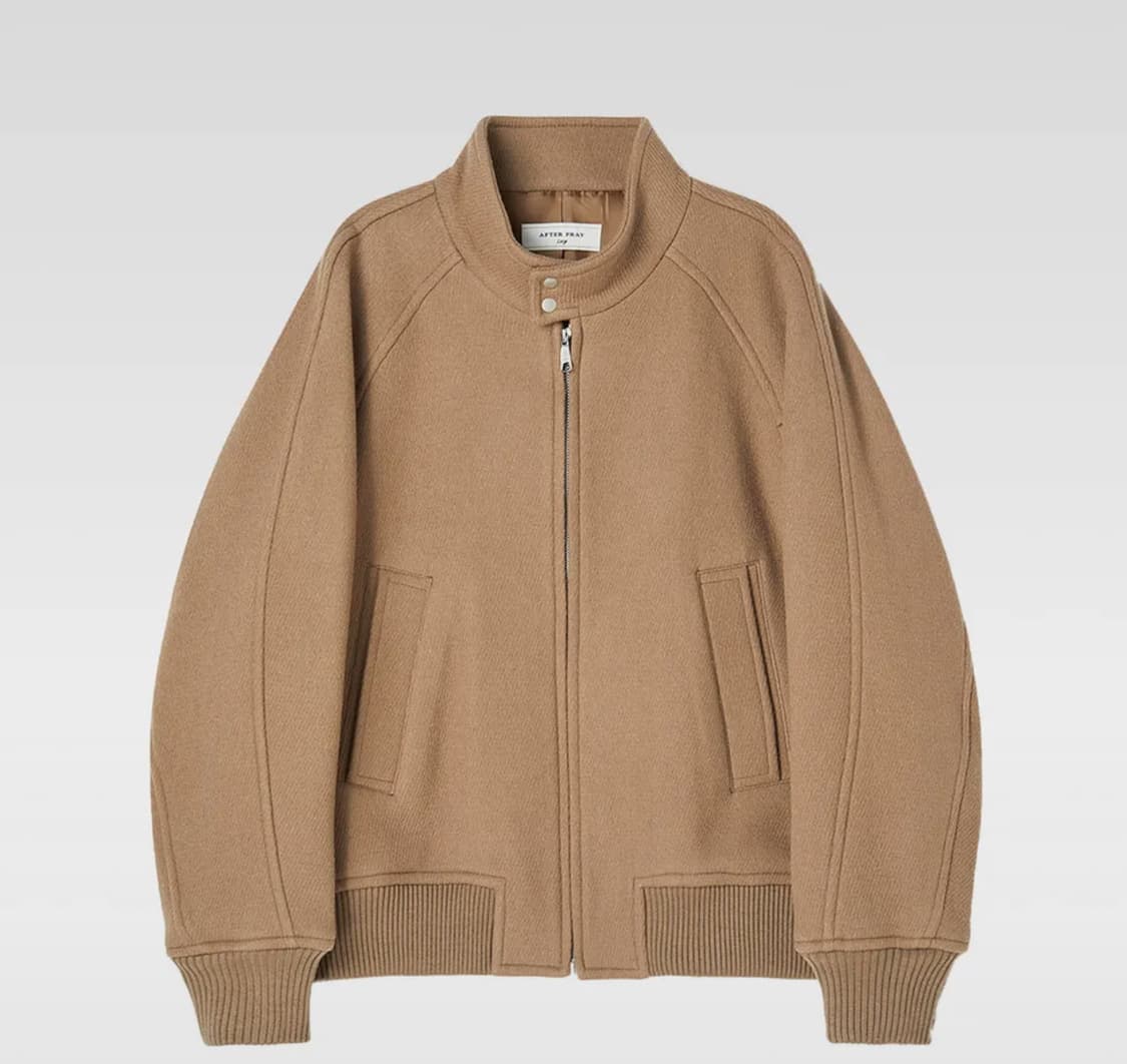 [M] 애프터프레이 리가즈 해링턴 블루종 모카 상품이미지1