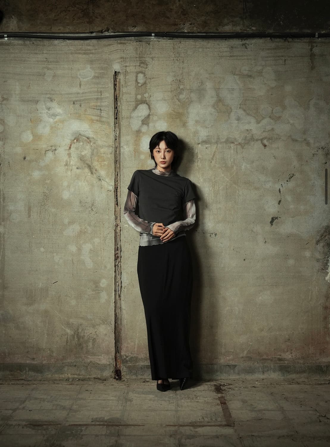 이예 레이어드 티셔츠 상품이미지2