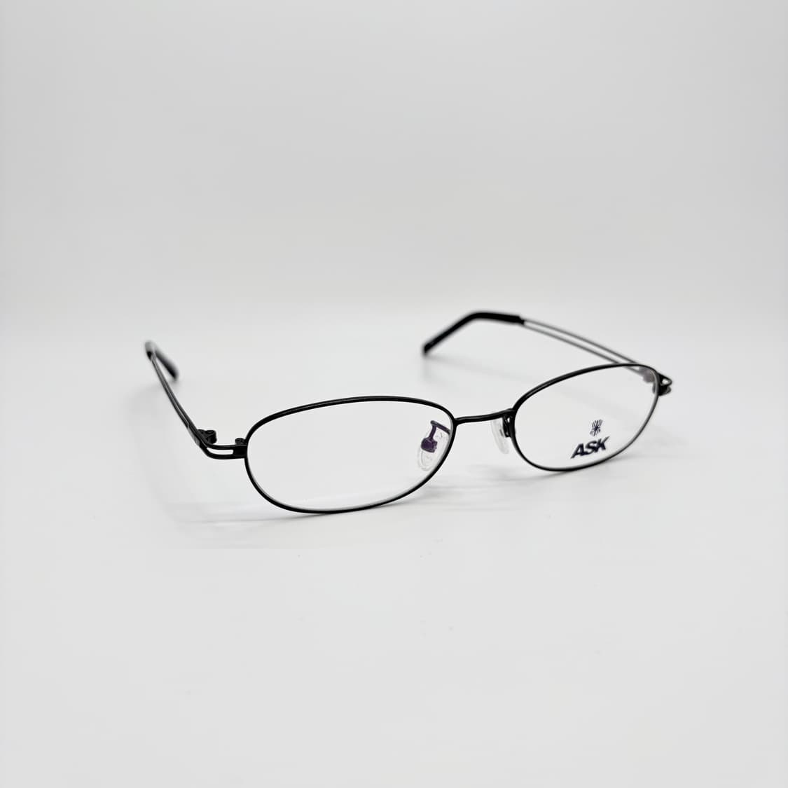 ASK 블랙 오벌 메탈테 빈티지안경 상품이미지2
