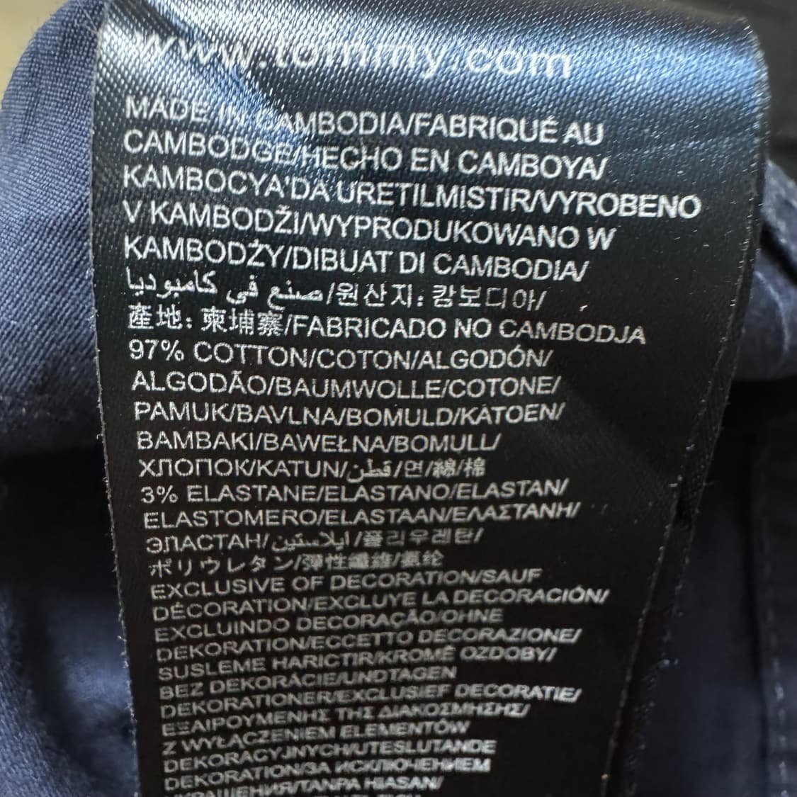 타미힐피거 데님 옥스포드 셔츠 상품이미지6